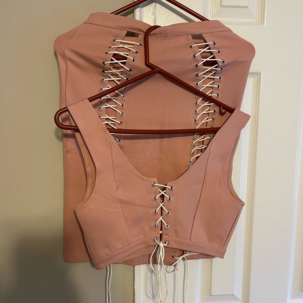 Miss circle sets New York 90%rayon /rayonne 9% nylon 1% spandex/Elastano
